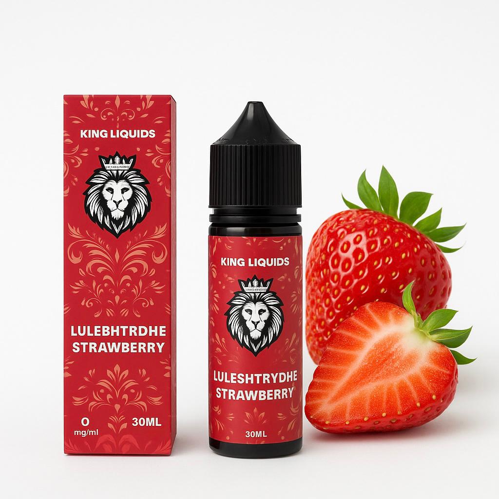 STRAWBERRY - LULESHTRYDHE KING LIQUIDS 30ML / 0MG
