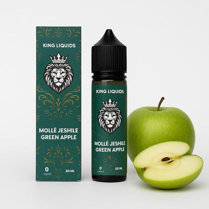 GREEN APPLE - MOLLË JESHILE KING LIQUIDS 30ML / 0MG